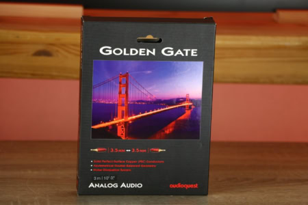 AudioQuest Golden Gate 3.5mm  3.5mm mini-jack 300cm